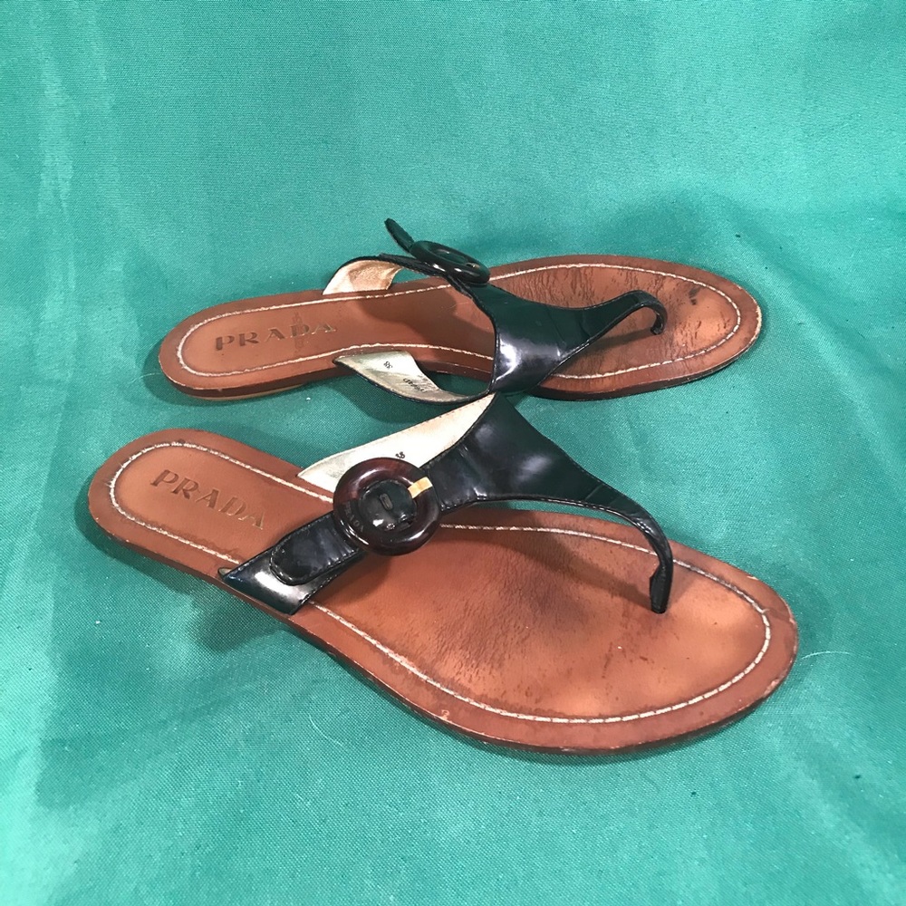 Prada Leather Sandals